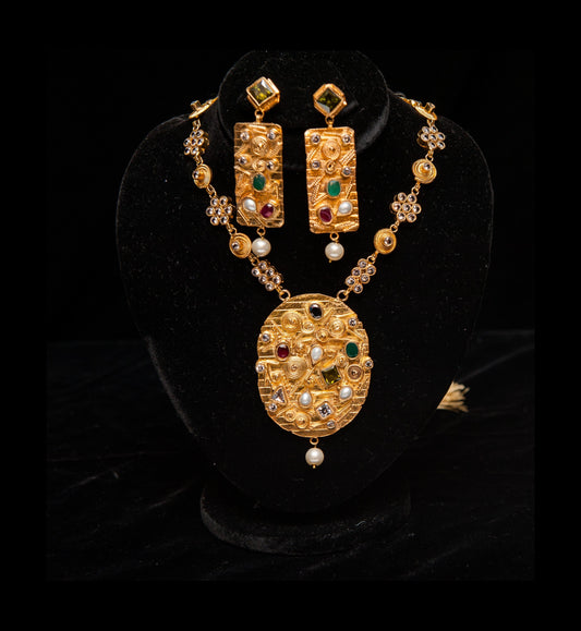 Gem Empress Set-Kundan