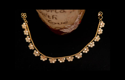 Petal Whisper Bracelet-Kundan