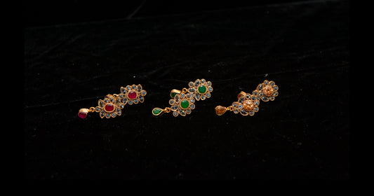 Festival Radiance Earring Set-Kundan