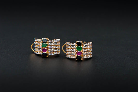 Prism Lineage Earrings — 925 Sterling Silver with 24K Gold Plating