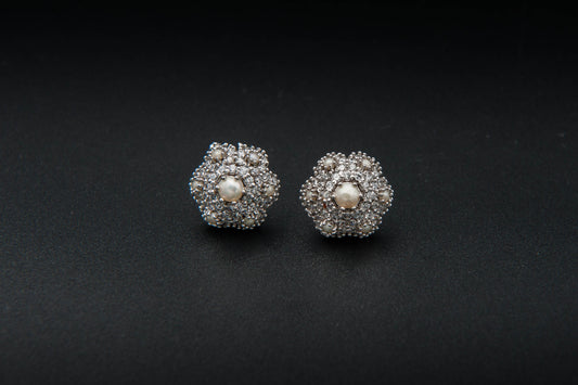 Lunar Petal Earrings — 925 Sterling Silver