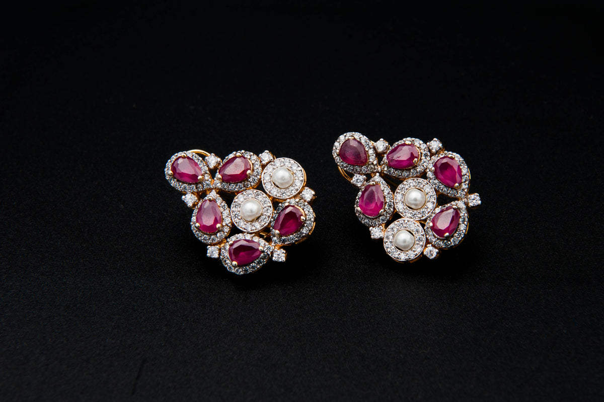 Scarlet Grace Earrings — 925 Sterling Silver