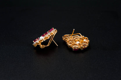 Scarlet Grace Earrings — 925 Sterling Silver