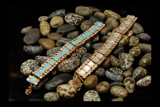 Celestial Tiles Bracelet-Kundan