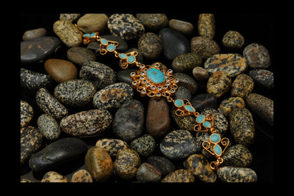 Azure Empress Bracelet-Kundan
