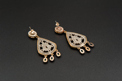Verdant Echoes-925 Sterling Silver with 24K Gold Plating