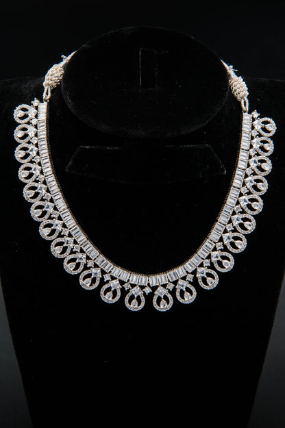 Baguette Cascade-1K Silver Set